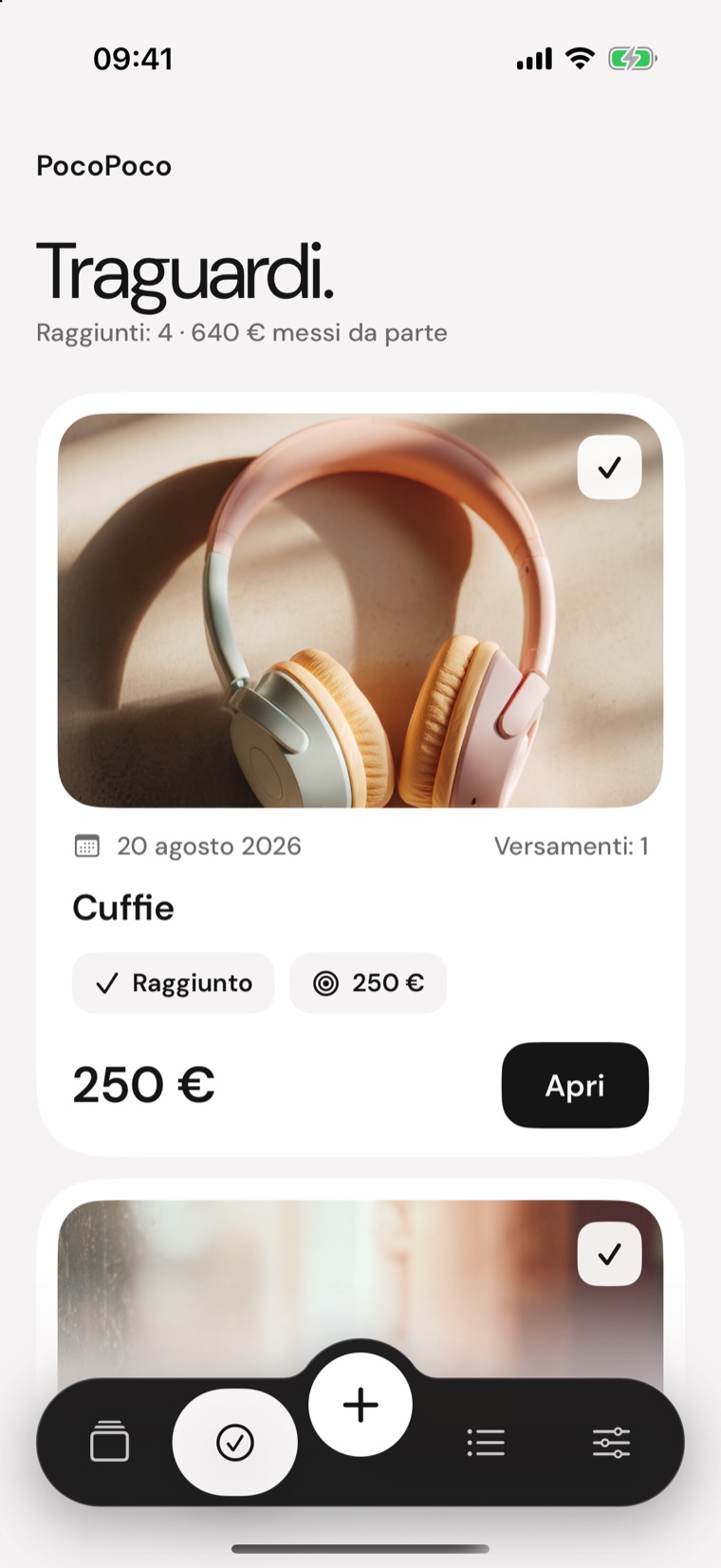 I tuoi traguardi